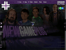 Tablet Screenshot of newgameplus.tv